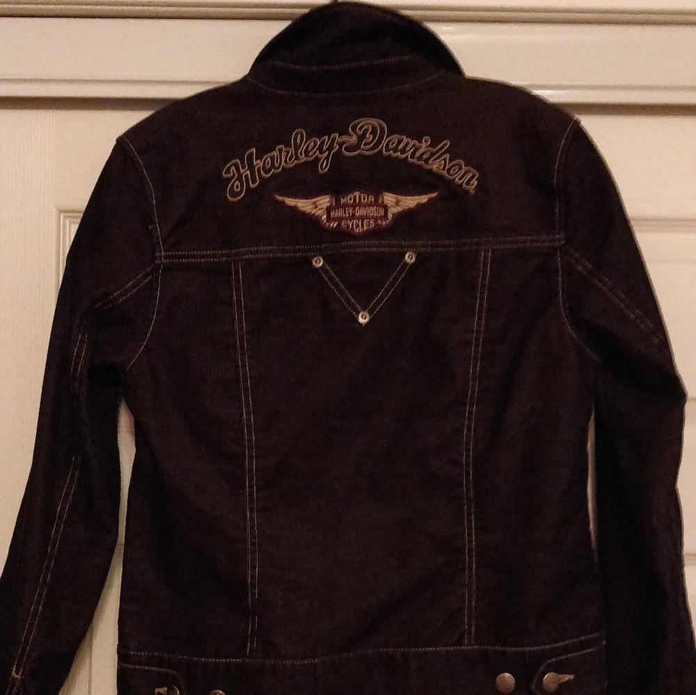 Harley Davidson Medium Transitional Corduroy Jack… - image 2